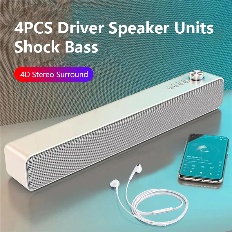 Home Cinema Complet - Original Bluetooth Subwoofer Soundbar TV Audio