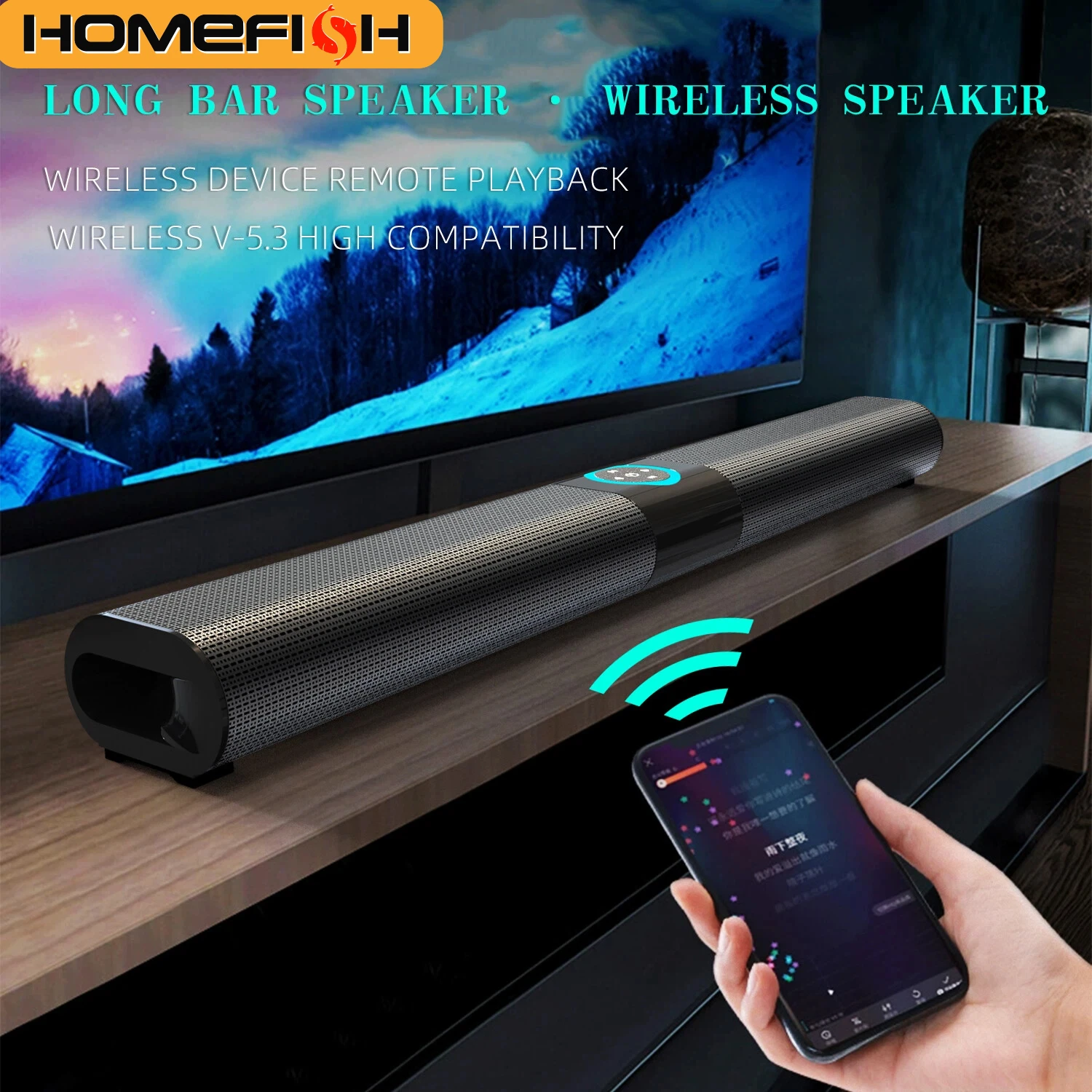 Home Cinema Bose - HOMEFISH BS-20 RGB Ambient Light Bluetooth