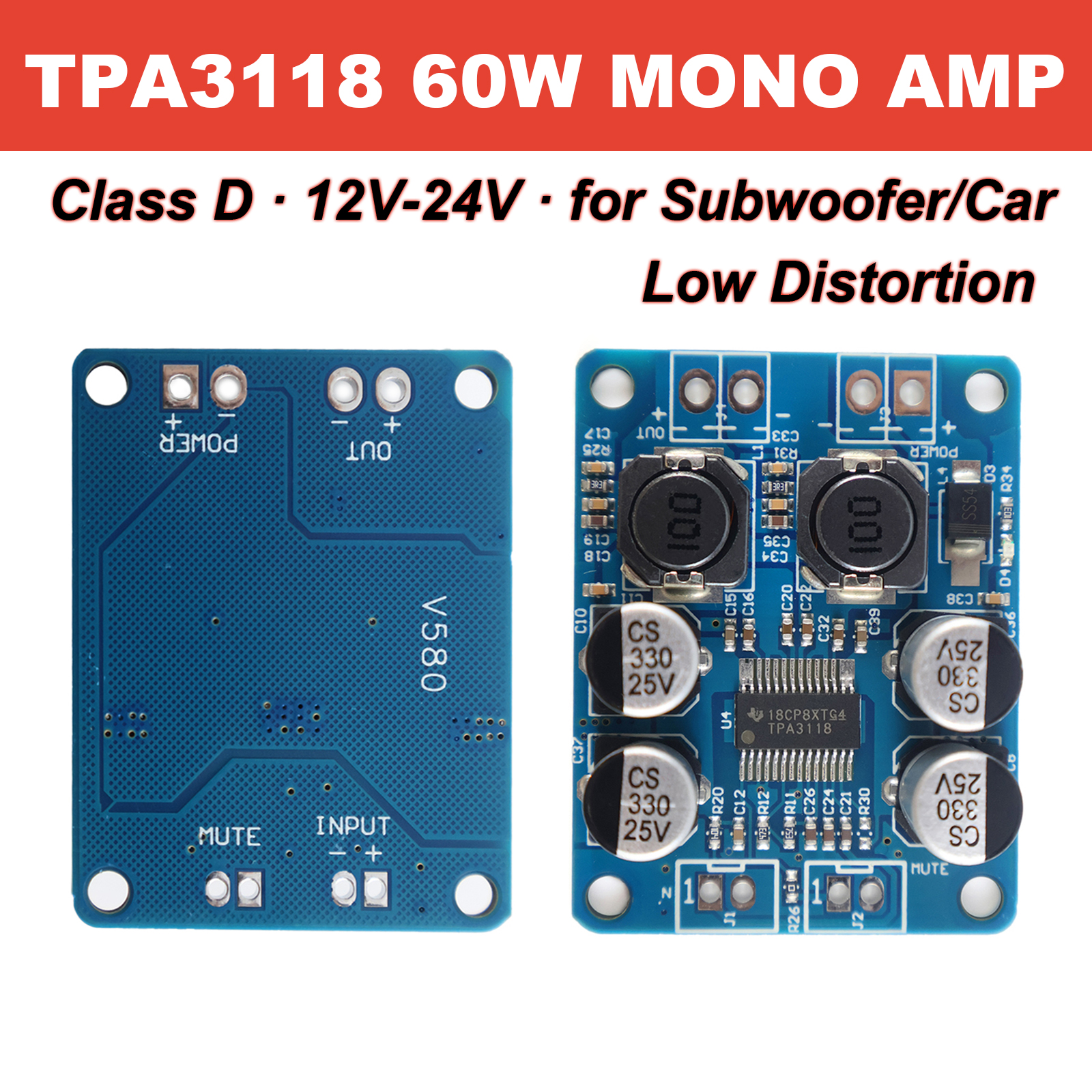 Home Cinema Solution - TPA3118 60W Mono Class D Digital