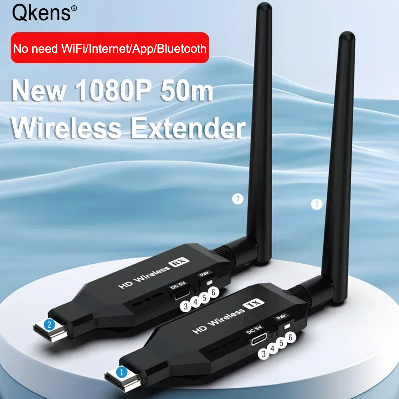 Home Cinema Hdmi - 1080p 50m Wireless Video Transmitter Receiver