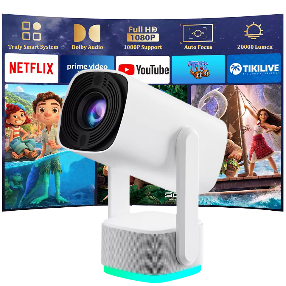 Home Cinema Hdmi - 4K HD Projector K2 20000 Lumen