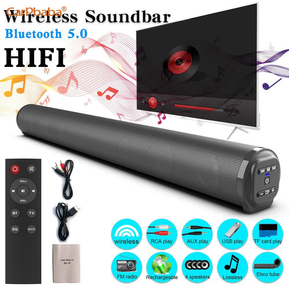 Home Cinema Bose - Carpbaba BS10 20W Soundbar Bluetooth Speaker