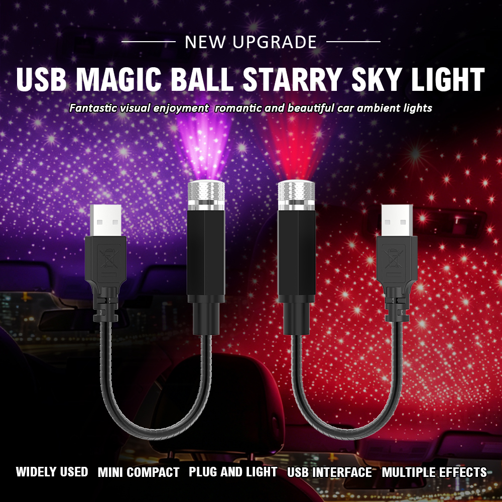 Projector Mount Ceiling - USB Car Roof Projector LED Starry