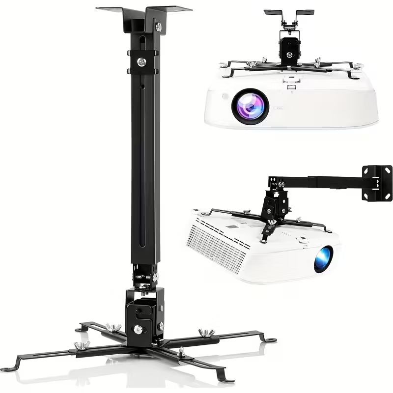 Projector Mount Ceiling - Projector Bracket 65CM Adjustable Stand Ceiling
