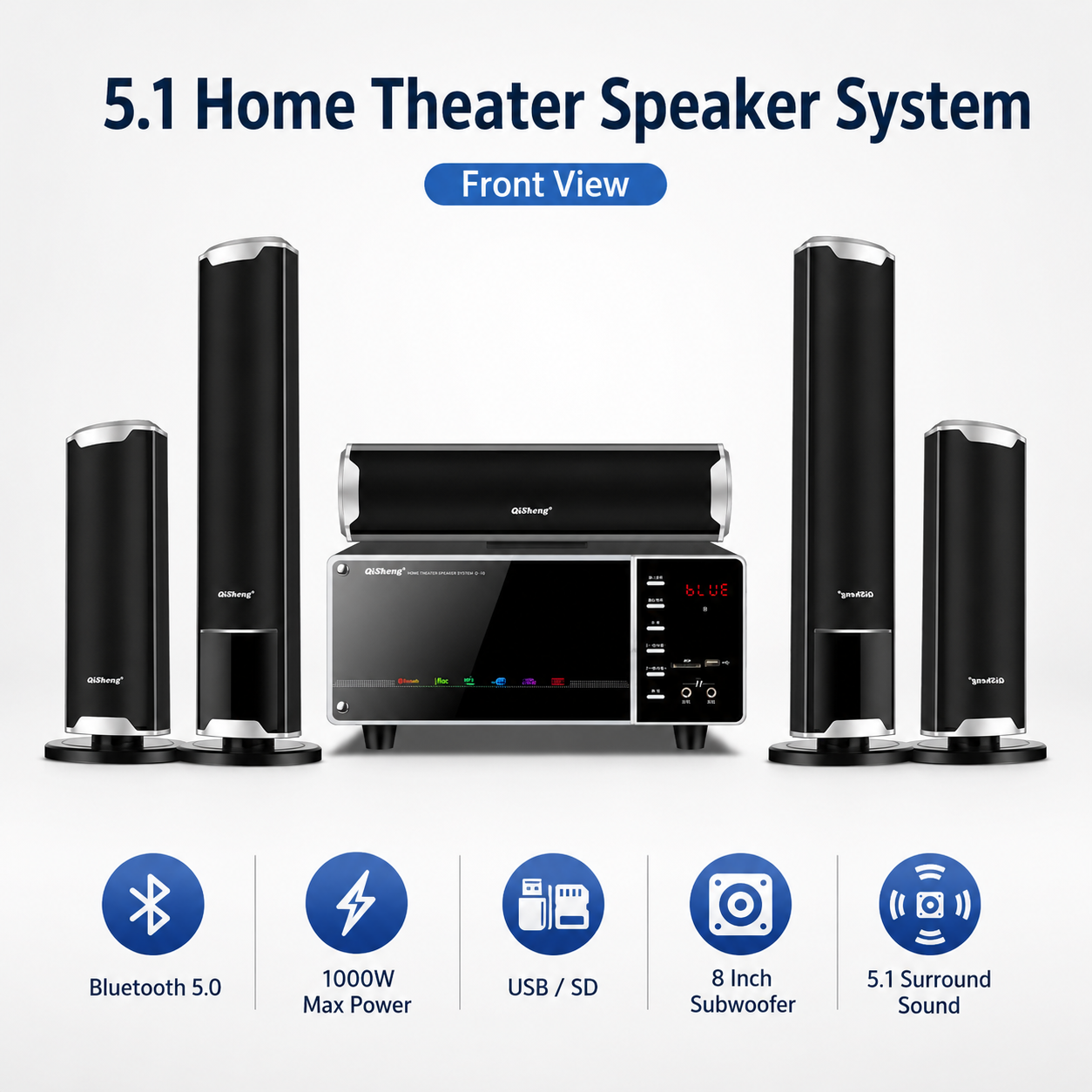 Speakers Set 1000W 5.0 Bluetoo - Home Cinema Bose 评论和价格