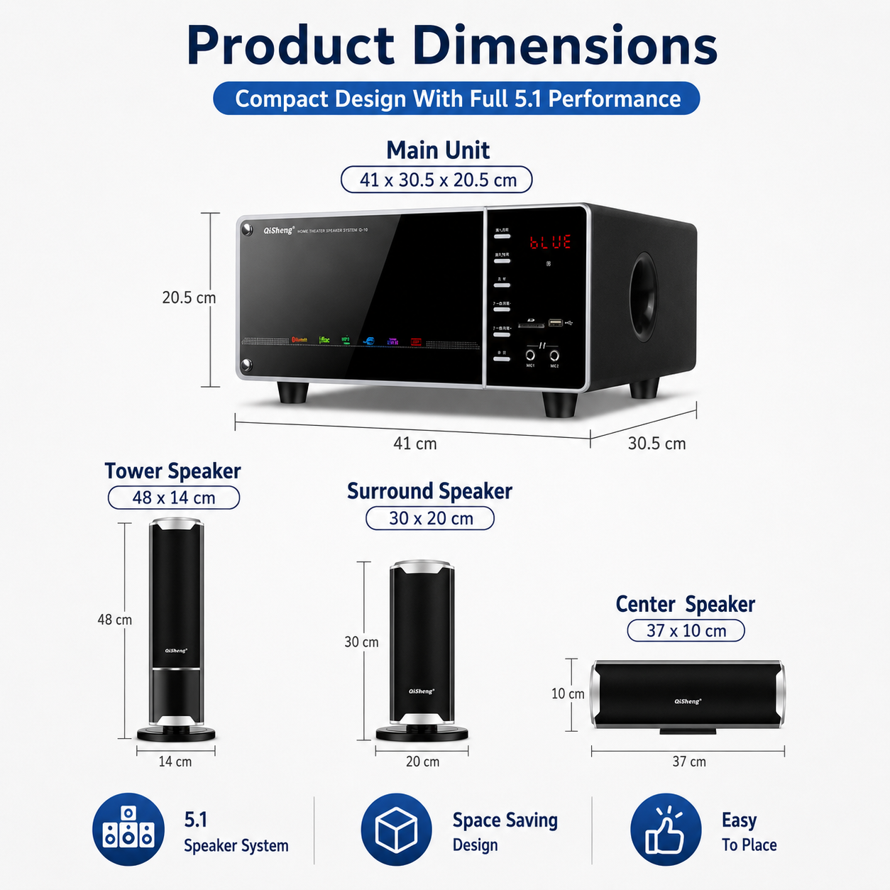 Speakers Set 1000W 5.0 Bluetoo - Home Cinema Bose 评论和价格