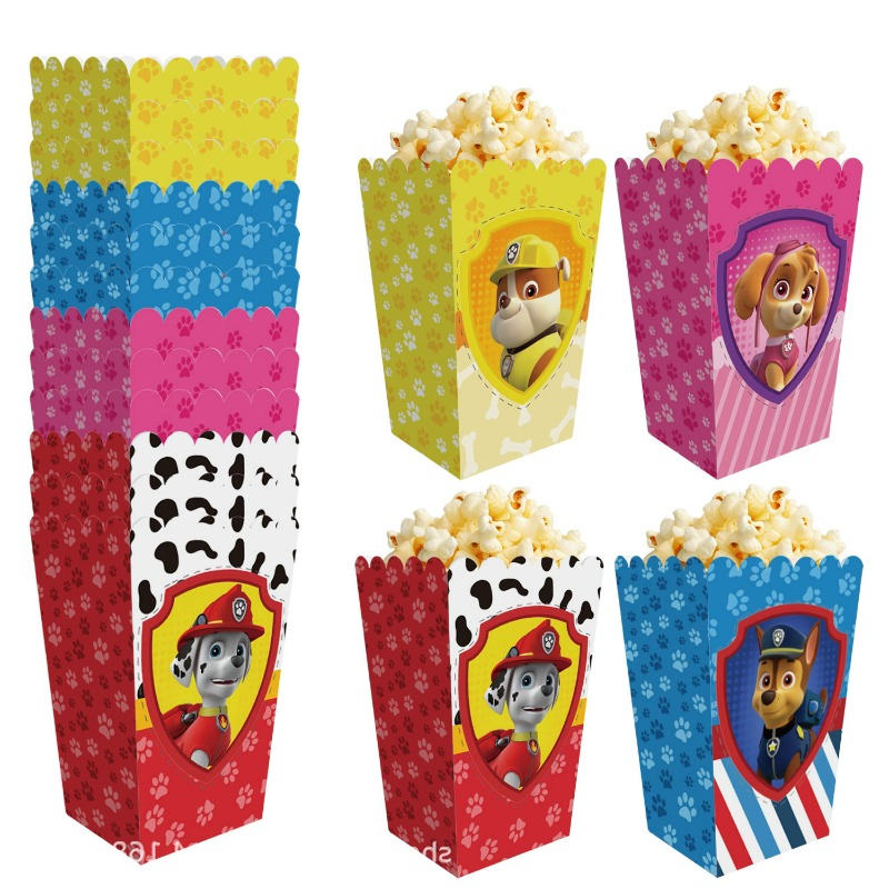 12Pcs Paw Patrol Popcorn Box P - Home Cinema Marshall 评论和价格