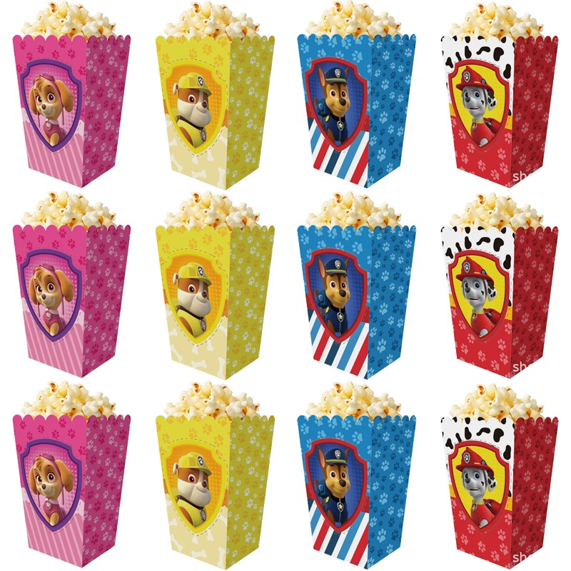 12Pcs Paw Patrol Popcorn Box P - Home Cinema Marshall 评论和价格