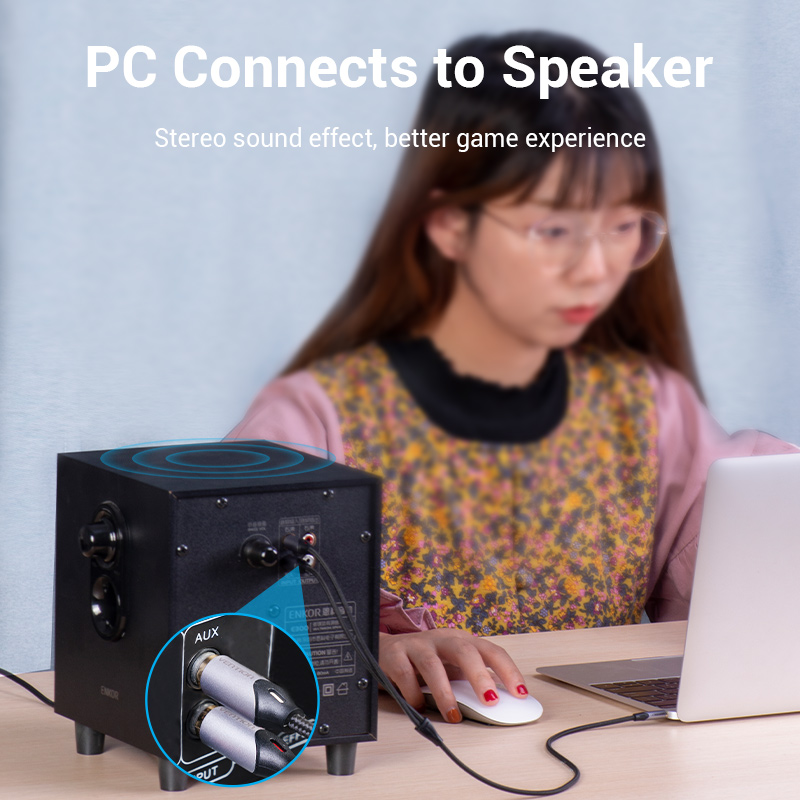 Vention RCA Cable 3.5mm to 2RC - Home Cinema Solution 评论和价格