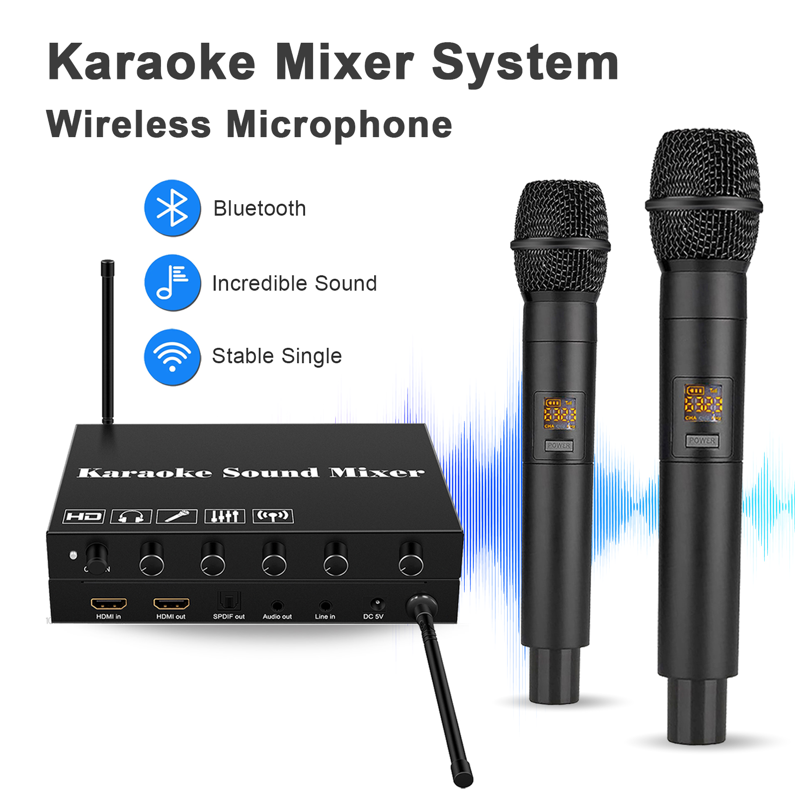 HDMI Karaoke Player Mixer Home - Home Cinema Solution 评论和价格