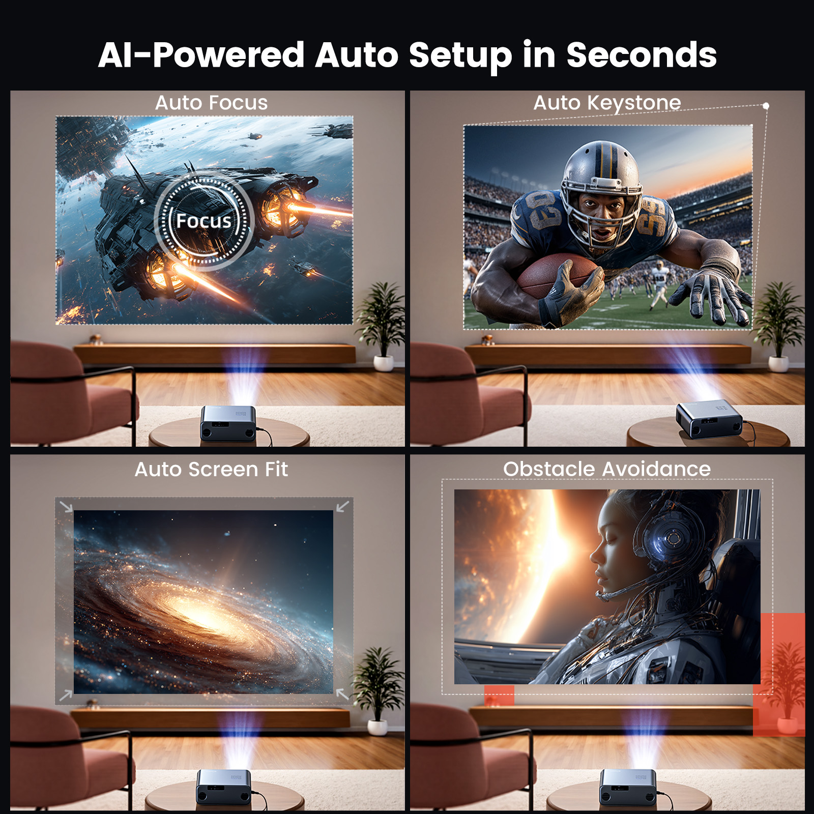 WIMIUS 1200 ANSI Projector 4K  - Home Cinema Hdmi 评论和价格