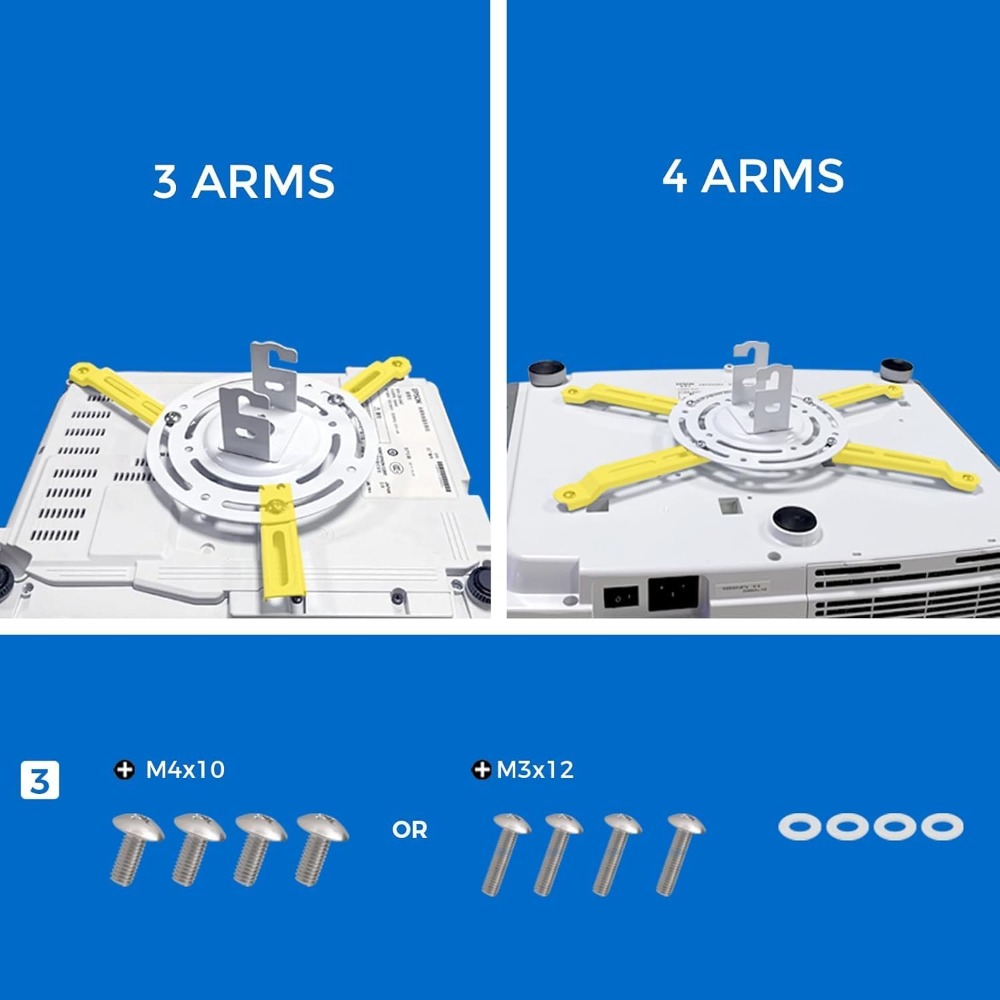 Adjustable Projector Mount, 42 - Projector Mount Ceiling 评论和价格