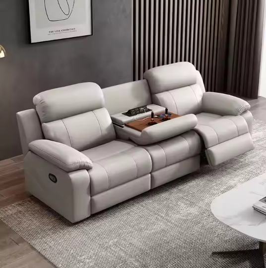 Electric Recliner Sofa Genuine - Home Cinema Couch 评论和价格