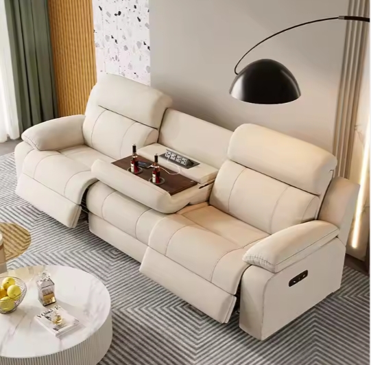 Electric Recliner Sofa Genuine - Home Cinema Couch 评论和价格