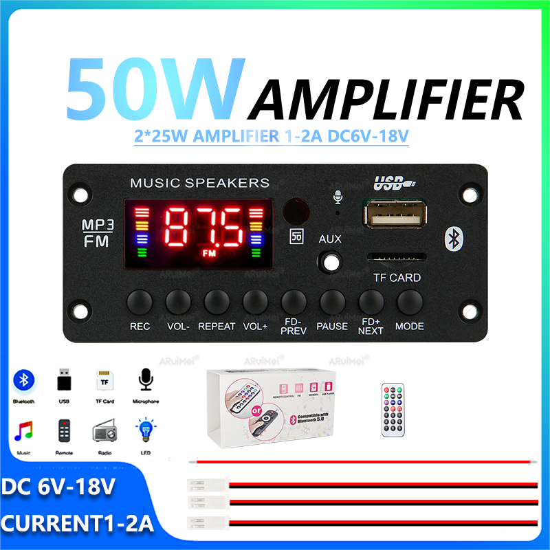 2*25W Bluetooth Amplifier Kit  - Home Cinema Solution 评论和价格