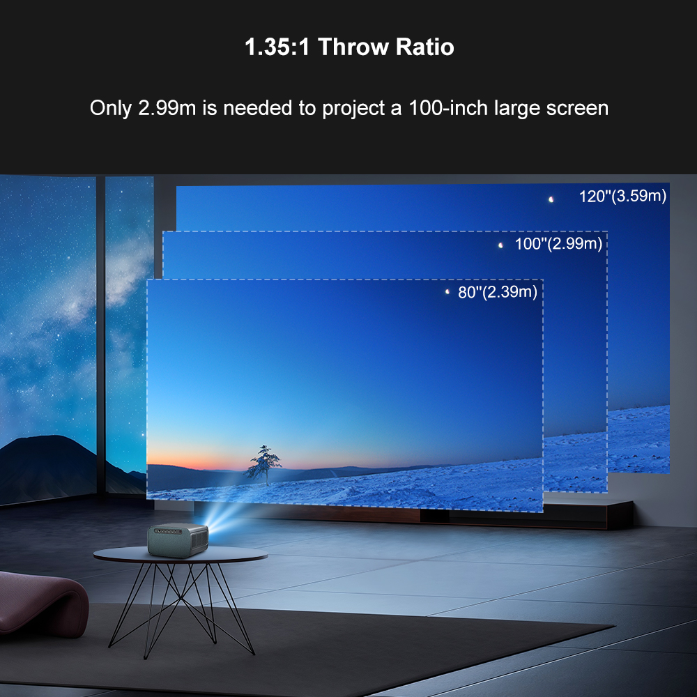 Lenovo X3 4K Projector HDR 10  - Home Cinema Complet 评论和价格