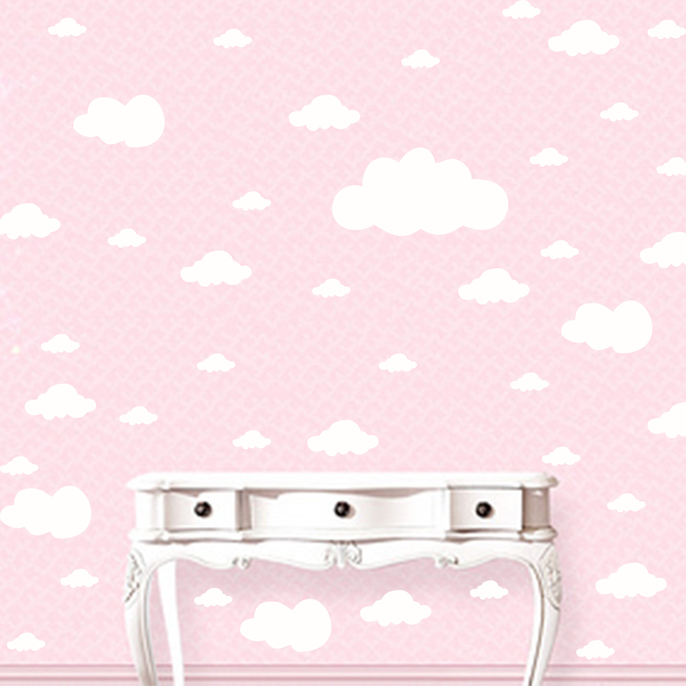 68 Pcs Cloud Wall Sticker Diy  - Home Cinema Wall 评论和价格