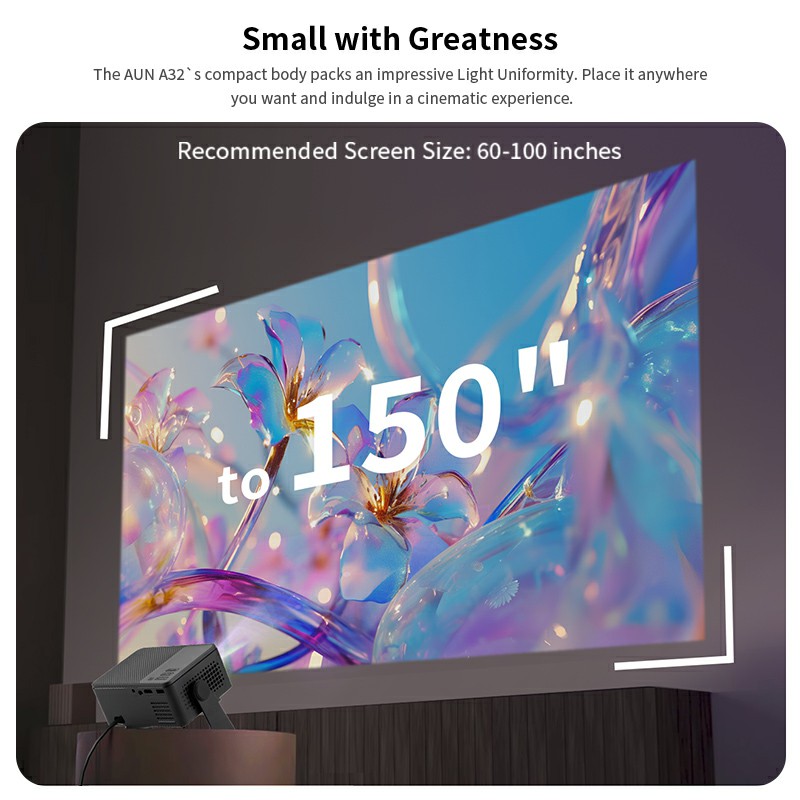 AUN A32 Pro Android Projector  - Home Cinema Hdmi 评论和价格