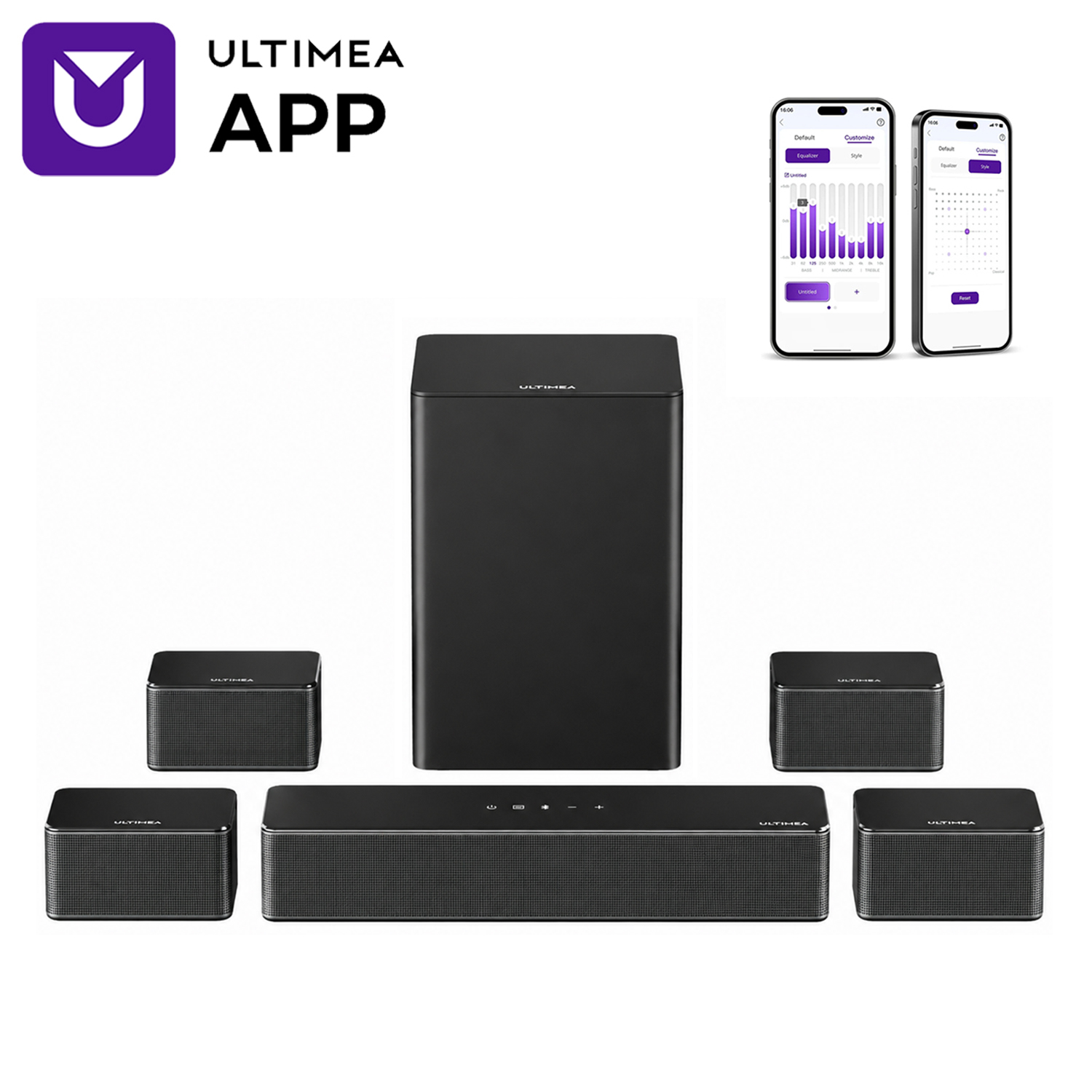 ULTIMEA 7.1 Surround Sound Sys - Home Cinema Couch 评论和价格