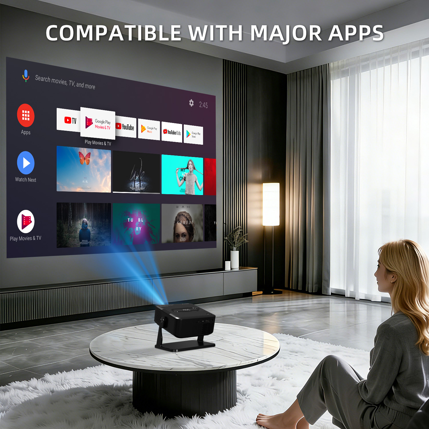 AOC HA109 Projector 300 ANSI 7 - Home Cinema Hdmi 评论和价格