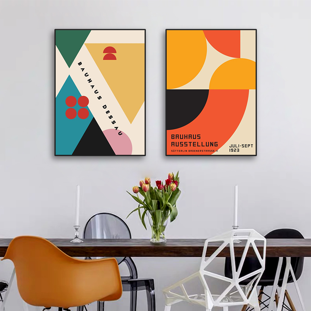 Modern Abstract Bauhaus Archit - Home Cinema Wall 评论和价格