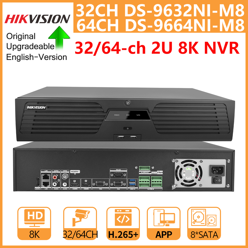 Hikvision 8K NVR 2U 8-SATA 2-H - Home Cinema Hdmi 评论和价格
