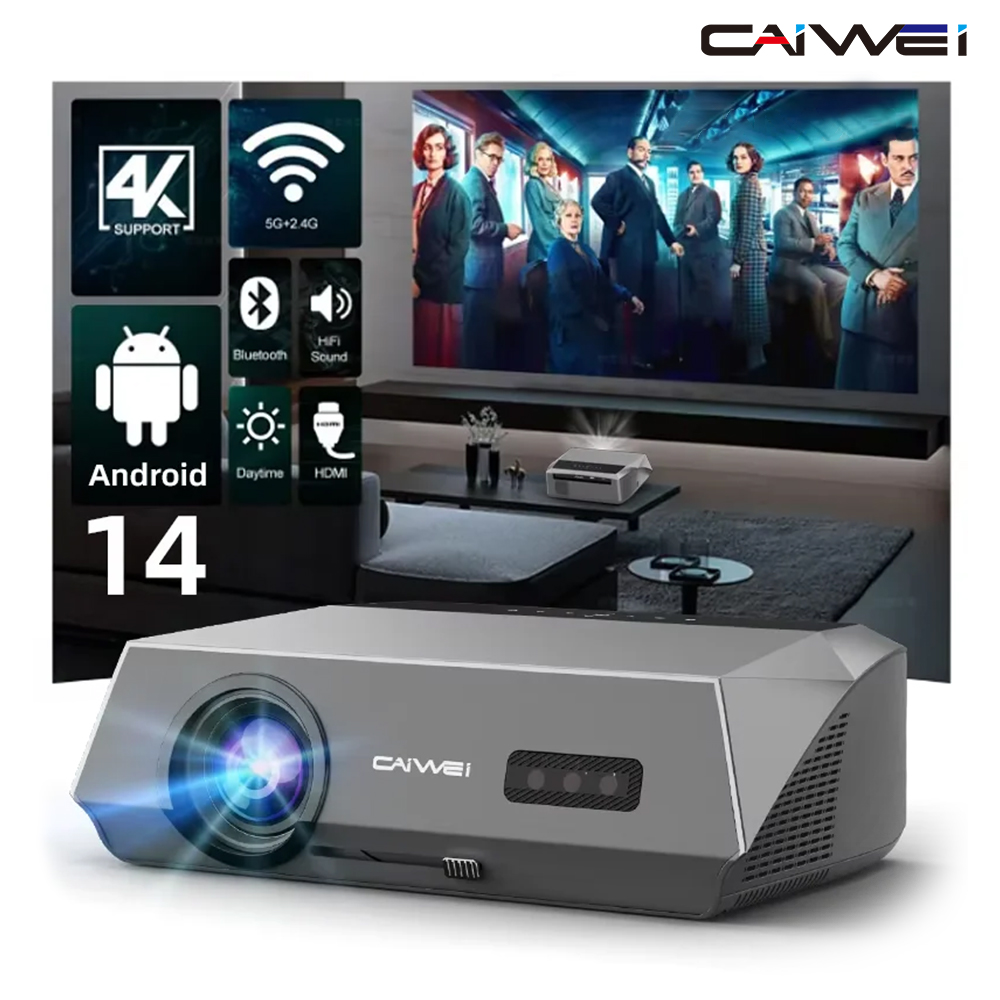 CAIWEI A10Q Projector 4K Full  - Home Cinema Complet 评论和价格
