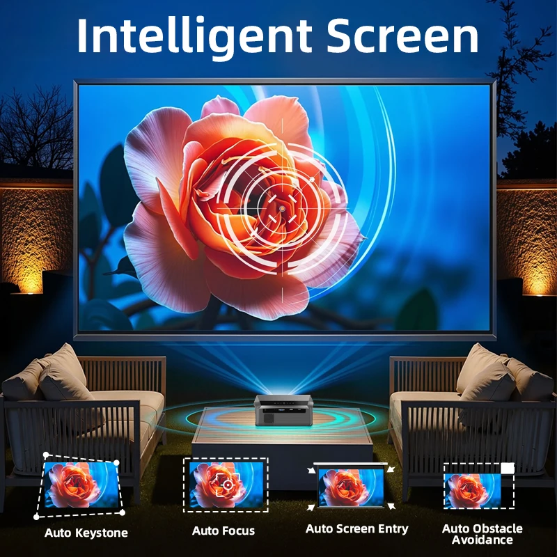 CAIWEI A10Q Projector 4K Full  - Home Cinema Complet 评论和价格