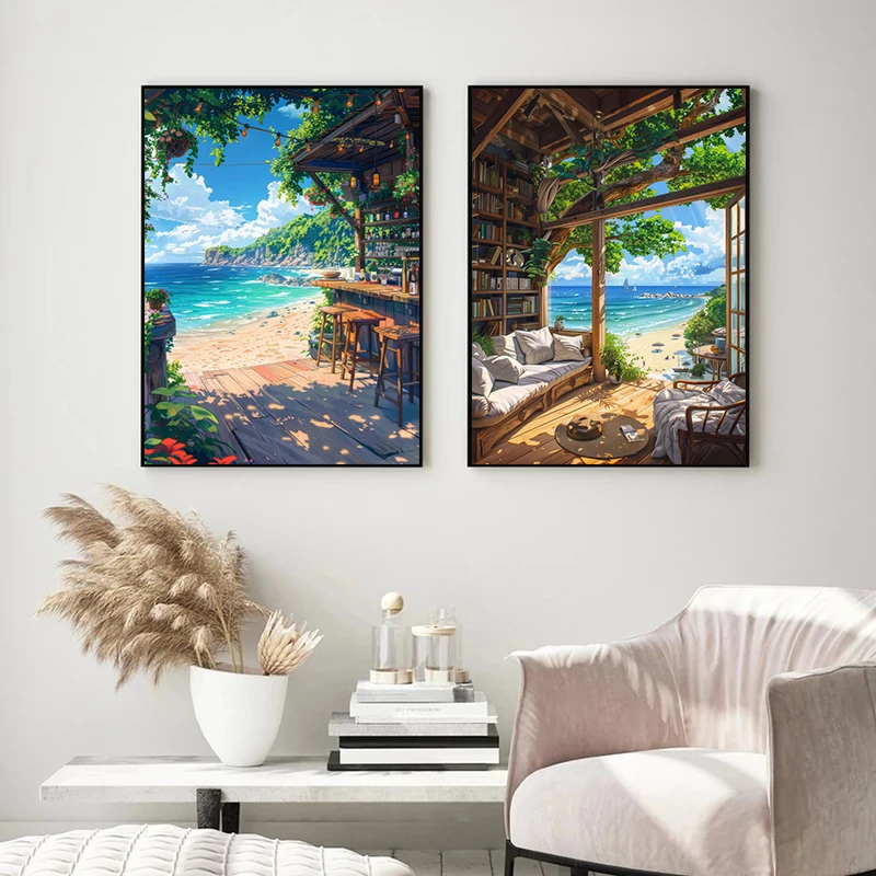 1pc frameless Canvas Painting  - Home Cinema Wall 评论和价格