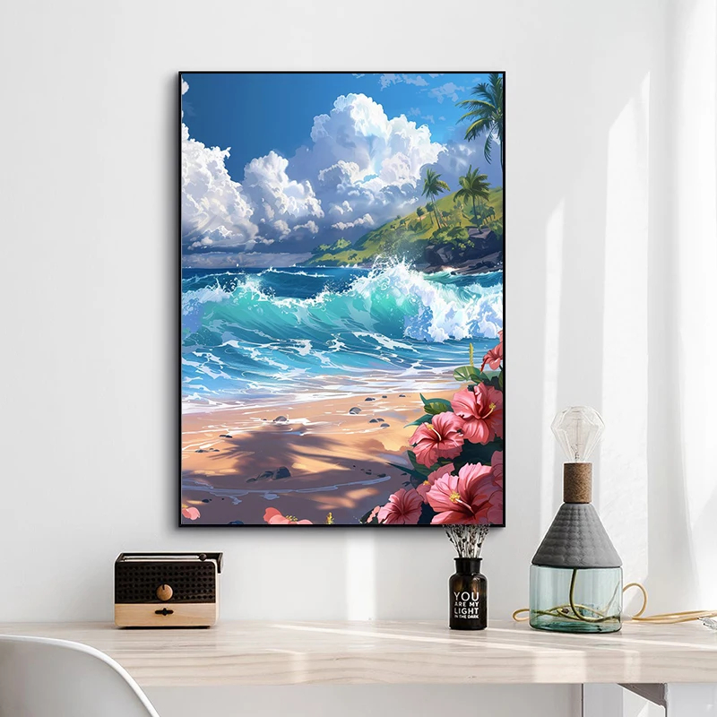 1pc frameless Canvas Painting  - Home Cinema Wall 评论和价格